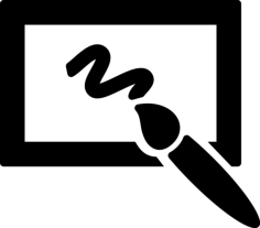 Draw A Picture Svg Line Art, Free Vectors File